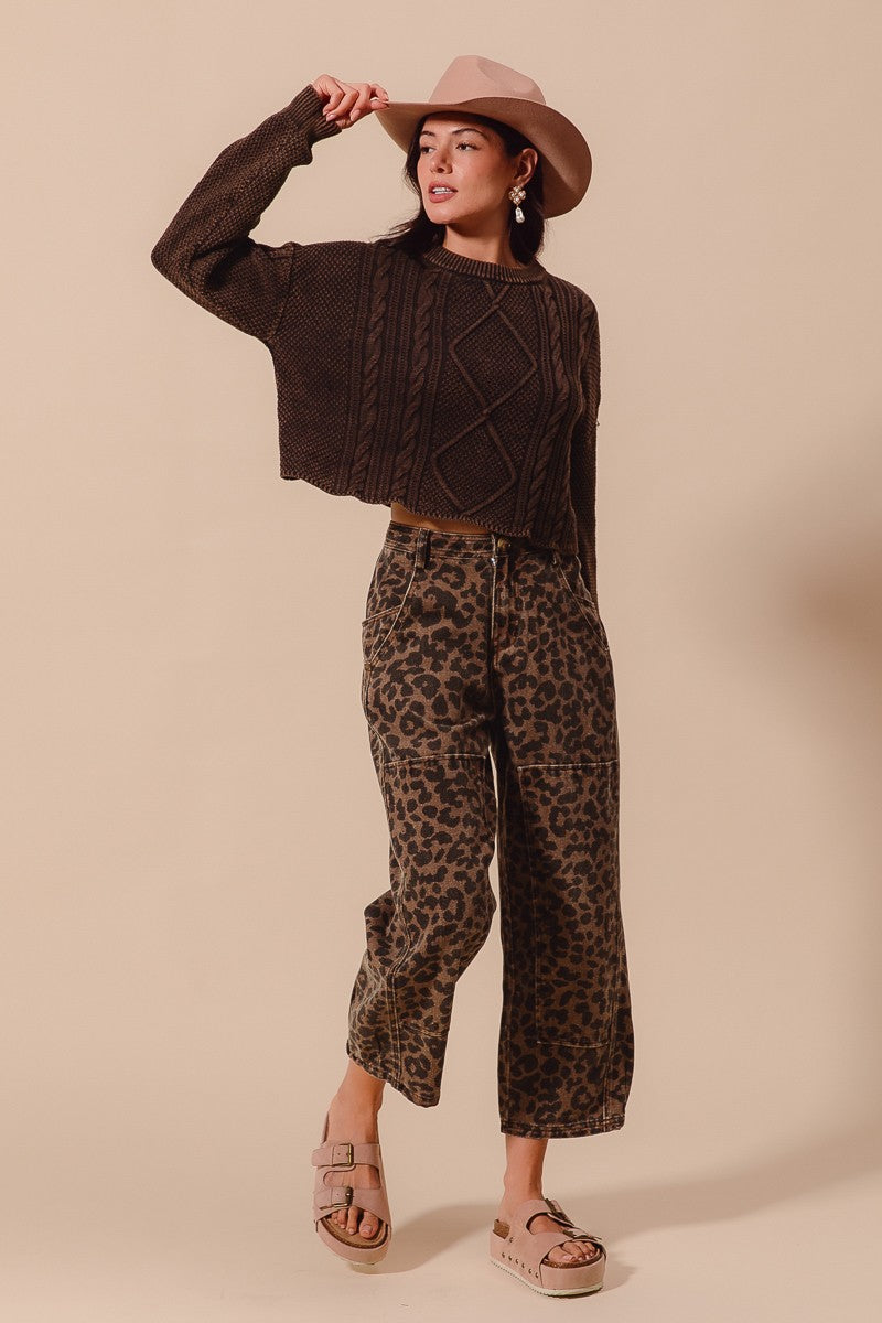 Leopard Print Pants