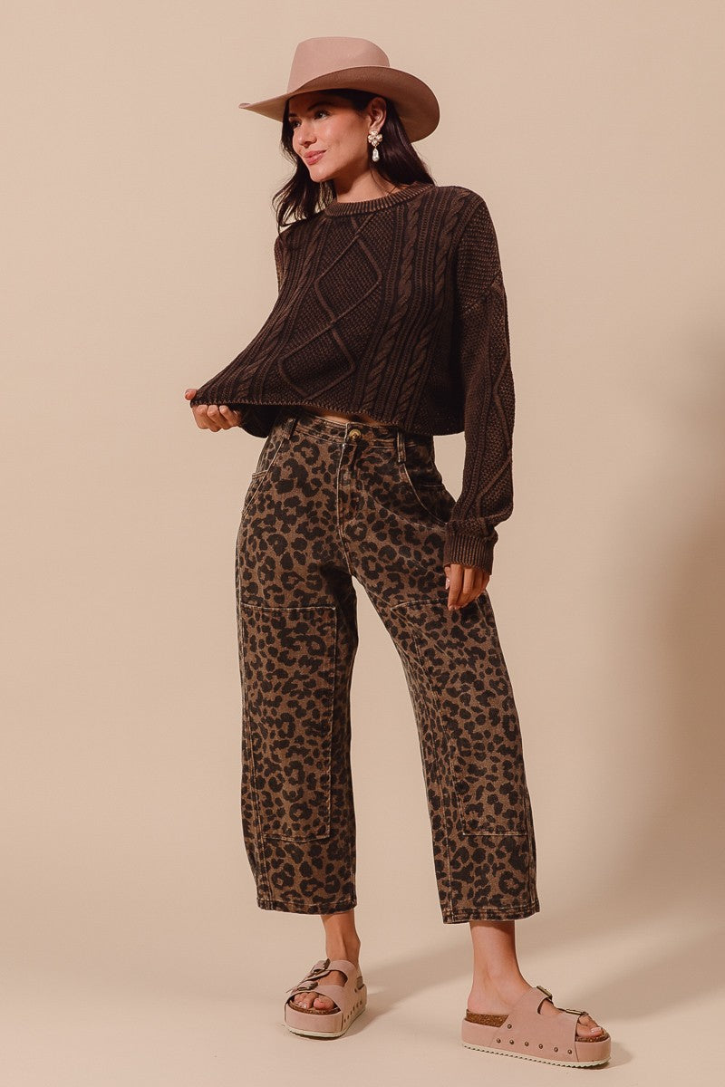 Leopard Print Pants