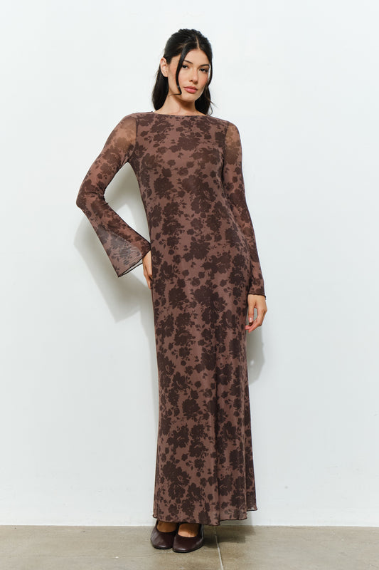 hallie mesh dress Mesh Shine Dress