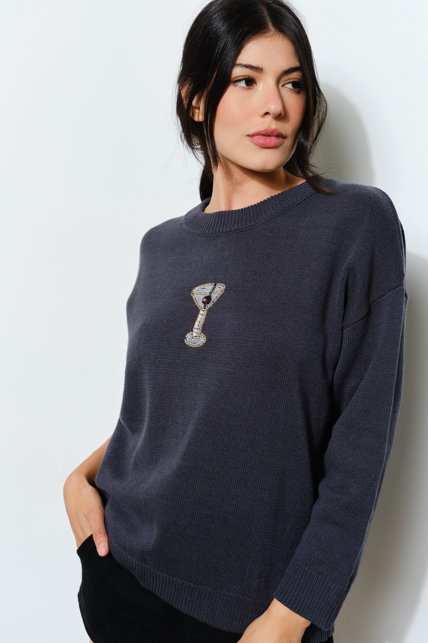 Sora Martini Bead Sweater